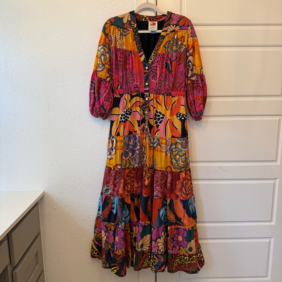 FARM Rio Vibrant Multicolor Maxi Dress - Picture 5 of 9